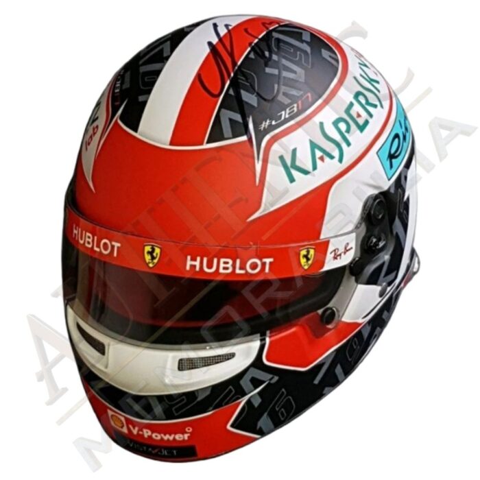 Charles LeClerc Signed Ferrari Helmet (1:2 Scale)