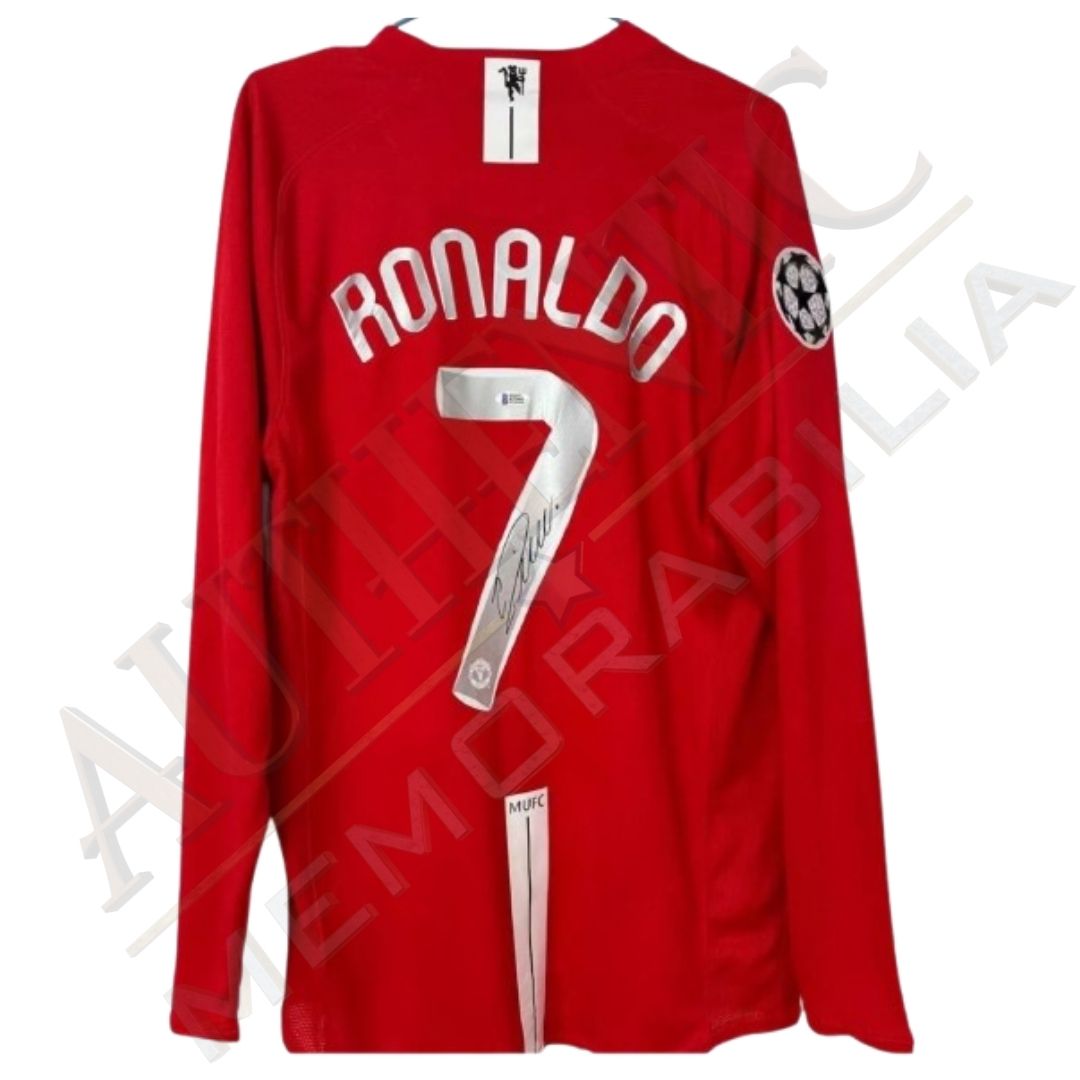 Cristiano Ronaldo Signed Manchester United 2008 Home Shirt