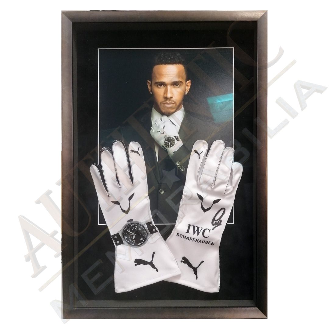 Lewis Hamilton Signed Gloves