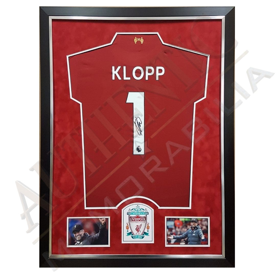 Jurgen Klopp Signed Liverpool Shirt