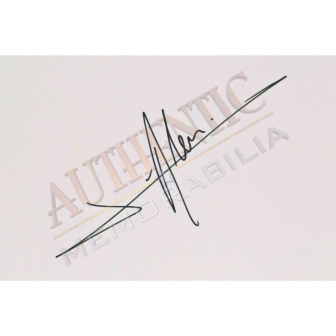 Jean Alesi Autograph