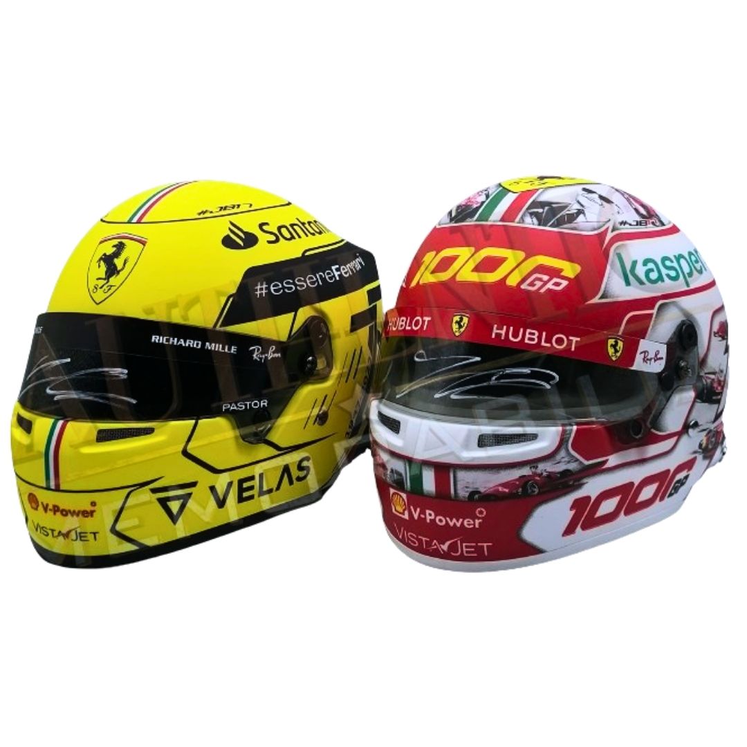 Charles Leclerc Signed Limited Edition Helmets