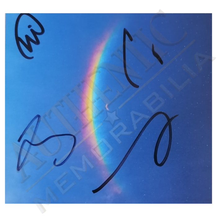 Coldplay autographed