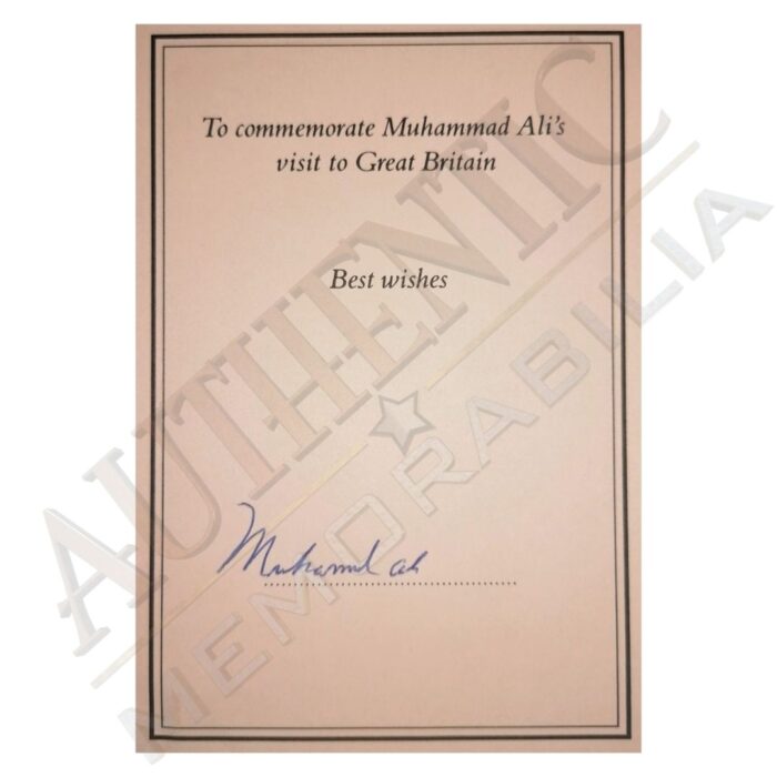 Muhammad Ali Signature